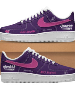 Custom Name Hendrick Motorsports Alex Bowman 2026 Air Force 1 Shoes Sneakers Version 1 for Racing Fans