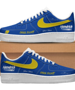 Custom Name Hendrick Motorsports Chase Elliott 2026 Air Force 1 Shoes Sneakers Version 1 for Racing Fans