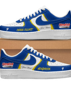 Custom Name Hendrick Motorsports Chase Elliott 2026 Air Force 1 Shoes Sneakers Version 2 for Racing Fans