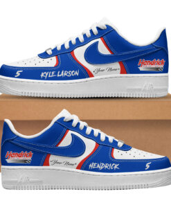 Custom Name Hendrick Motorsports Kyle Larson 2026 Air Force 1 Shoes Sneakers Version 2 for Racing Fans