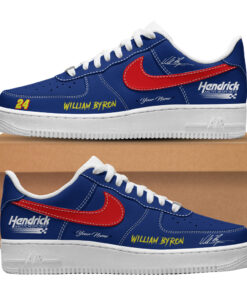 Custom Name Hendrick Motorsports William Byron 2026 Air Force 1 Shoes Sneakers Version 1 for Racing Fans