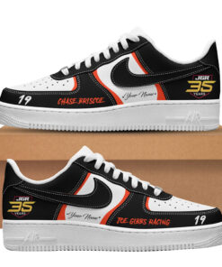 Custom Name Joe Gibbs Racing Chase Briscoe 2026 Air Force 1 Shoes Sneakers for Racing Fans
