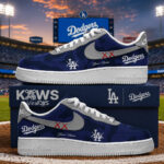 Custom Name Los Angeles Dodgers x Kaws Shoes Sneakers for Baseball Fans