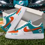 Custom Name Miami Dolphins New Version 2026 Go Fins Shoes Sneakers for Football Fans
