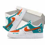 Custom Name Miami Dolphins New Version 2026 Go Fins Shoes Sneakers for Football Fans
