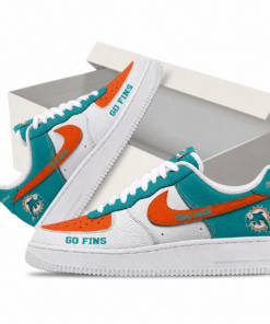 Custom Name Miami Dolphins New Version 2026 Go Fins Shoes Sneakers for Football Fans