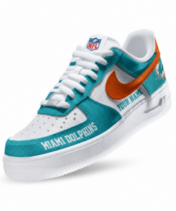 Custom Name Miami Dolphins New Version 2026 Shoes Sneakers for Football Fans