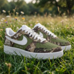Custom Name Noah Kahan The Great Divide Camo Air Force 1 Shoes Sneakers for Music Fans