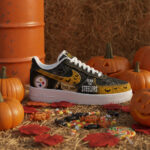 Custom Name Pittsburgh Steelers Fear The Commanders Shoes Sneakers for Football Fans