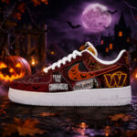 Custom Name Washington Commanders Fear The Commanders Shoes Sneakers for Football Fans