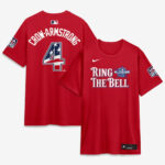 Custom Name and Number 2026 All Star Game National League Red Baseball Jersey for Baseball Fans
