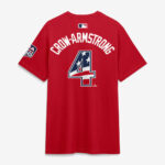 Custom Name and Number 2026 All Star Game National League Red Baseball Jersey for Baseball Fans
