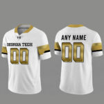 Custom Name and Number Georgia Tech Yellow Jackets New Season 2026 Celebrate Football Jersey for College Football Fans Version 1