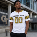 Custom Name and Number Georgia Tech Yellow Jackets New Season 2026 Celebrate Football Jersey for College Football Fans Version 1