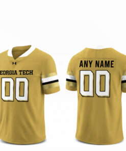 Custom Name and Number Georgia Tech Yellow Jackets New Season 2026 Celebrate Football Jersey for College Football Fans Version 2