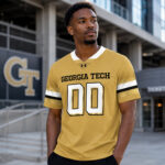 Custom Name and Number Georgia Tech Yellow Jackets New Season 2026 Celebrate Football Jersey for College Football Fans Version 2