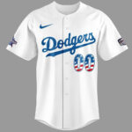 Custom Name and Number Los Angeles Dodgers All Stars x USA 250 Night 2026 Baseball Jersey for Baseball and Patriotic Fans