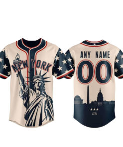 Custom Name and Number New York Yankees 2026 Independence Day America 250 Birthday Baseball Jersey for Baseball Fans