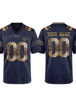 Custom Name and Number Notre Dame Fighting Irish 2026 Shamrock Series Football Jersey for Football Fans