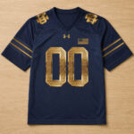 Custom Name and Number Notre Dame Fighting Irish 2026 Shamrock Series Football Jersey for Football Fans