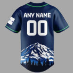 Custom Name and Number Seattle Seahawks x All Star Classic 2026 Navy Baseball Jersey for Football Fans