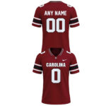 Custom Name and Number South Carolina Gamecocks New Season 2026 Red Football Jersey for College Sports Fans