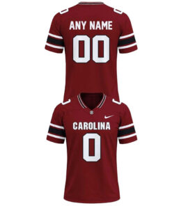 Custom Name and Number South Carolina Gamecocks New Season 2026 Red Football Jersey for College Sports Fans