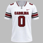 Custom Name and Number South Carolina Gamecocks New Season 2026 White Football Jersey for College Sports Fans