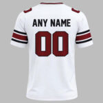 Custom Name and Number South Carolina Gamecocks New Season 2026 White Football Jersey for College Sports Fans