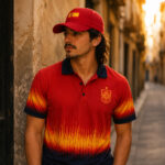 Custom Name and Number Spain National Football Team World Cup 2026 Champions Red Polo Shirt for Soccer Fans