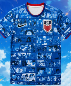 Custom Name and Number USA Soccer Team x Anime 2026 Soccer Jersey for Soccer and Animation Fans