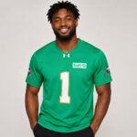 Custom Number Notre Dame Fighting Irish 2026 Kelly Green Football Jersey for College Football Fans