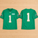 Custom Number Notre Dame Fighting Irish 2026 Kelly Green Football Jersey for College Football Fans