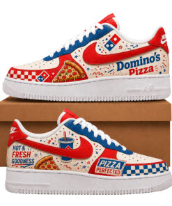 Domino’s Pizza Hot and Fresh Goodness Air Force 1 Shoes Sneakers for Food Lovers