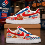 Domino’s Pizza Hot and Fresh Goodness Air Force 1 Shoes Sneakers for Food Lovers