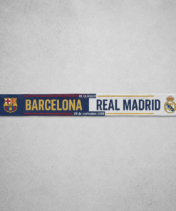 EL Clásico Barcelona Vs Real Madrid 29 De Noviembre 2009 Scarf
