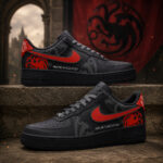Game of Thrones House Of Targaryen Air Force 1 Shoes Sneakers
