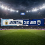 Global Soccer Event 2026 Argentina Vs Cabo Verde Scarf Version 1
