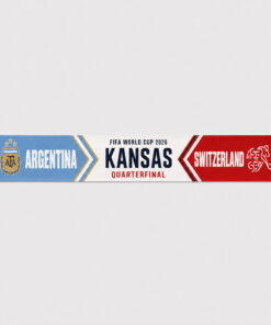 Global Soccer Event 2026 Argentina Vs Switzerland Quarter Final Scarf Version 1