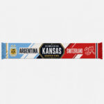 Global Soccer Event 2026 Argentina Vs Switzerland Quarter Final Scarf Version 4