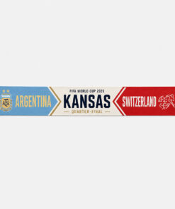 Global Soccer Event 2026 Argentina Vs Switzerland Quarter Final Scarf Version 5