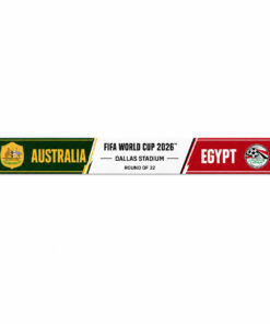 Global Soccer Event 2026 Australia Vs Egypt Round of 32 Scarf Version 1