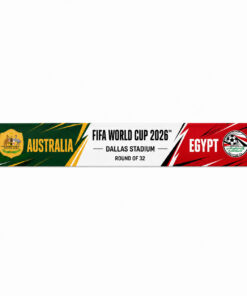 Global Soccer Event 2026 Australia Vs Egypt Round of 32 Scarf Version 2
