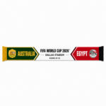 Global Soccer Event 2026 Australia Vs Egypt Round of 32 Scarf Version 3
