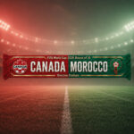 Global Soccer Event 2026 Canada Vs Maroc Scarf Version 6