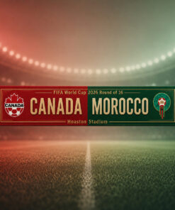 Global Soccer Event 2026 Canada Vs Maroc Scarf Version 7
