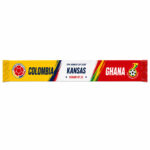 Global Soccer Event 2026 Colombia Vs Ghana Scarf Version 1