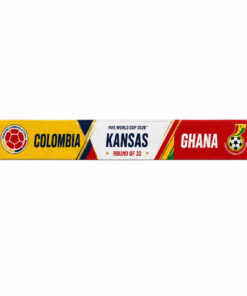 Global Soccer Event 2026 Colombia Vs Ghana Scarf Version 2
