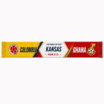 Global Soccer Event 2026 Colombia Vs Ghana Scarf Version 3