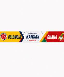Global Soccer Event 2026 Colombia Vs Ghana Scarf Version 5